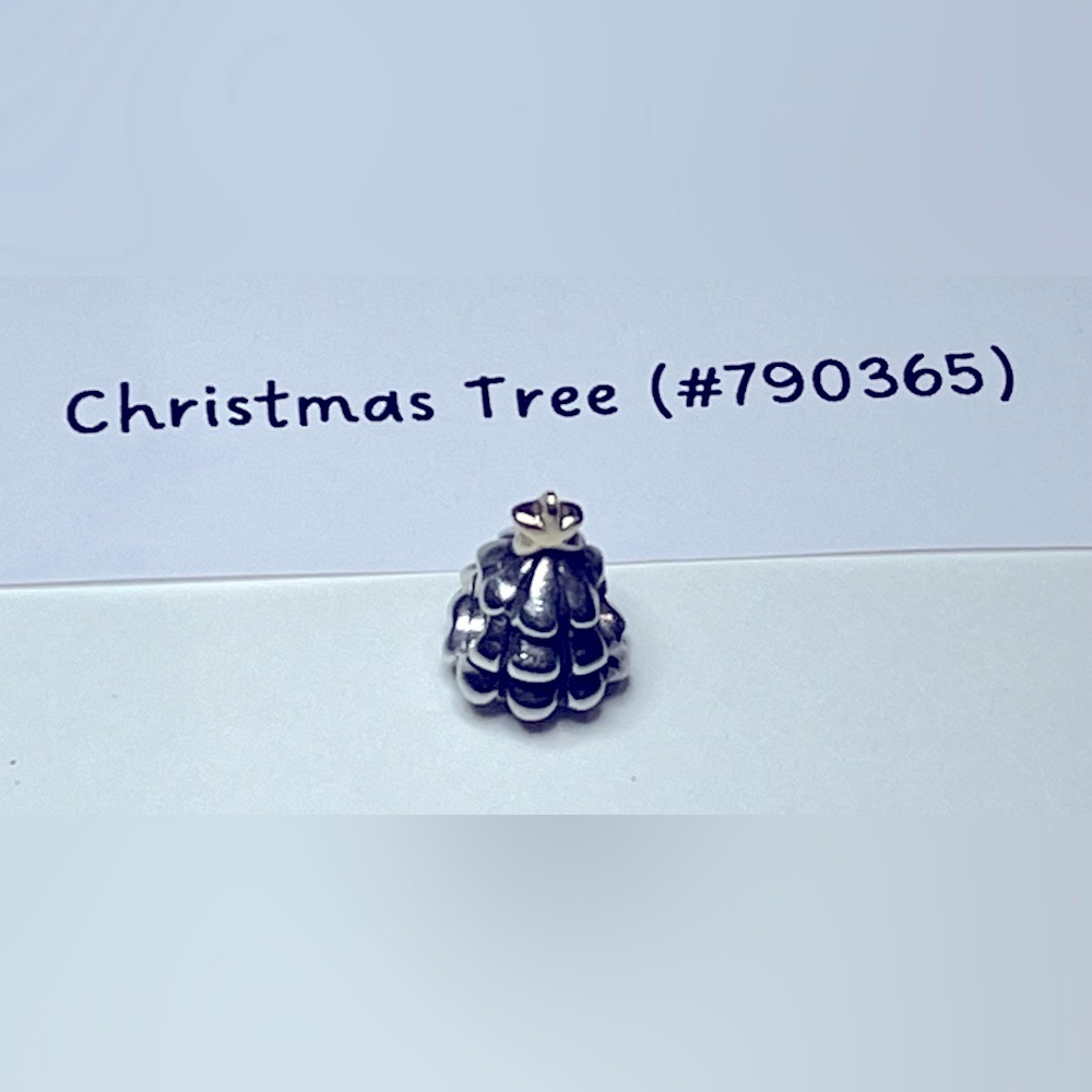 Pandora Christmas Tree with Gold Star Charm - Picture 2 of 6